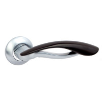 Ручки раздельные Apecs Premier H-0577-A-CRM/BW